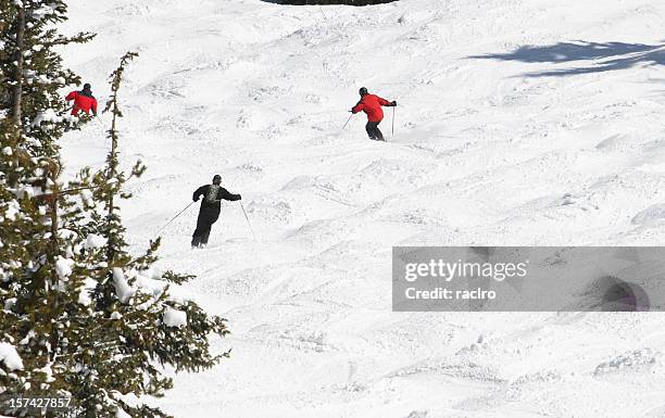 skiers - bumpy stock pictures, royalty-free photos & images