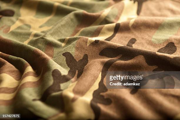 bandera estadounidense y camoflage (serie - ejército de tierra fotografías e imágenes de stock