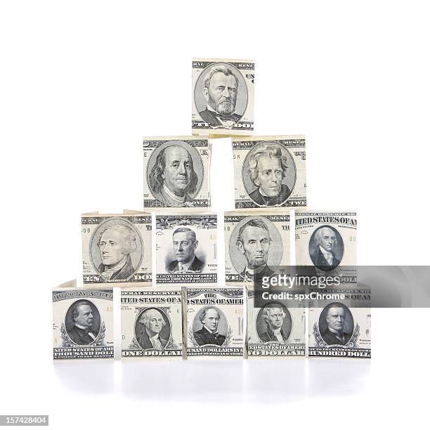 us currency money tree - five dollar bill stock pictures, royalty-free photos & images