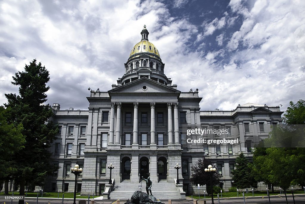Colorado state capitol in Denver, CO