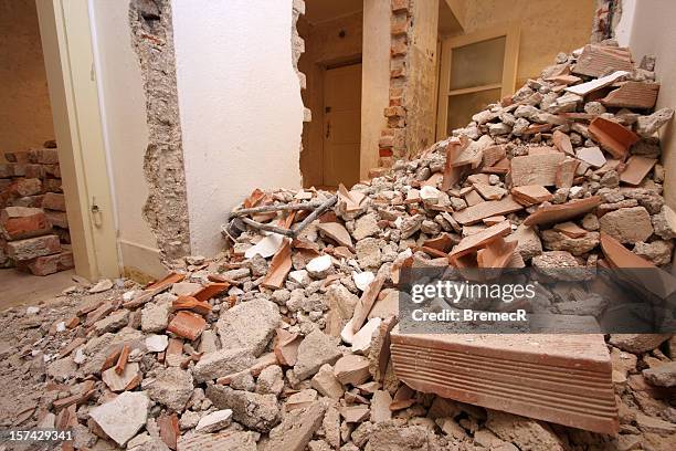 renovation - rubble stock pictures, royalty-free photos & images