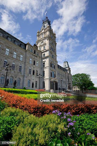 quebec city, canada - quebec parliament stock pictures, royalty-free photos & images