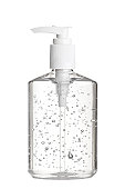 Hand Sanitizer Gel in Clear Pump Bottle