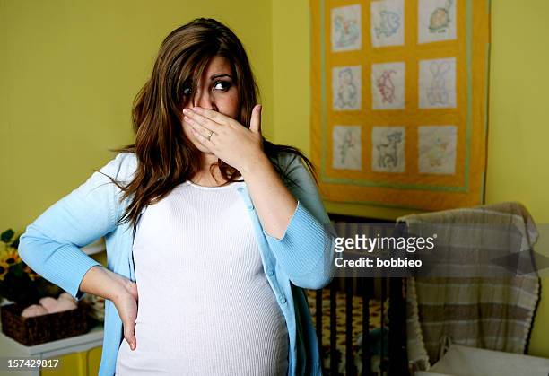 妊娠や吐き気 - 悪臭 ストックフォトと画像