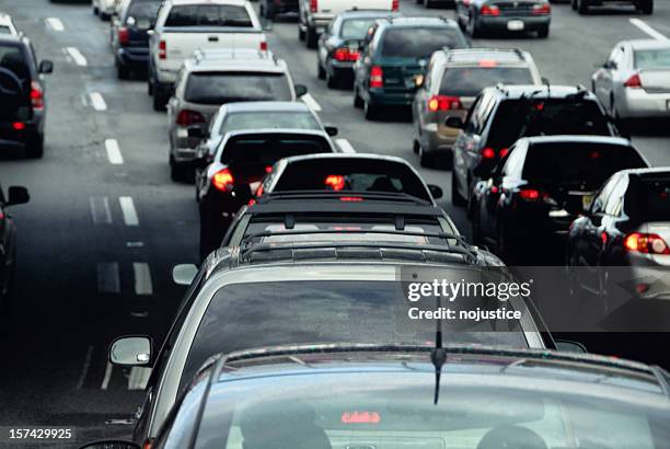 traffic jam - interstate 95 stock pictures, royalty-free photos & images