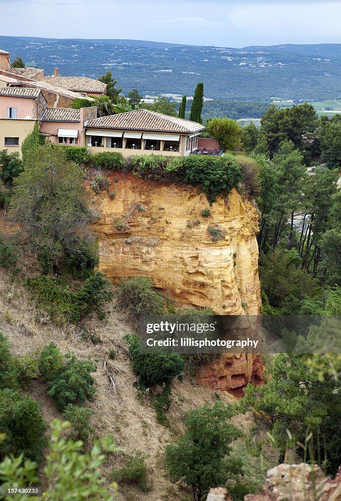 Village of Roussillon in Provence France