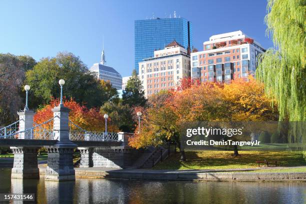 herbst in boston - boston beacon hill stock-fotos und bilder