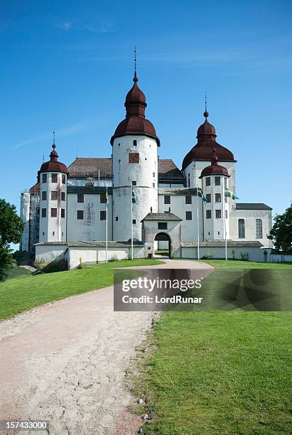 schloss läckö - västergötland stock-fotos und bilder