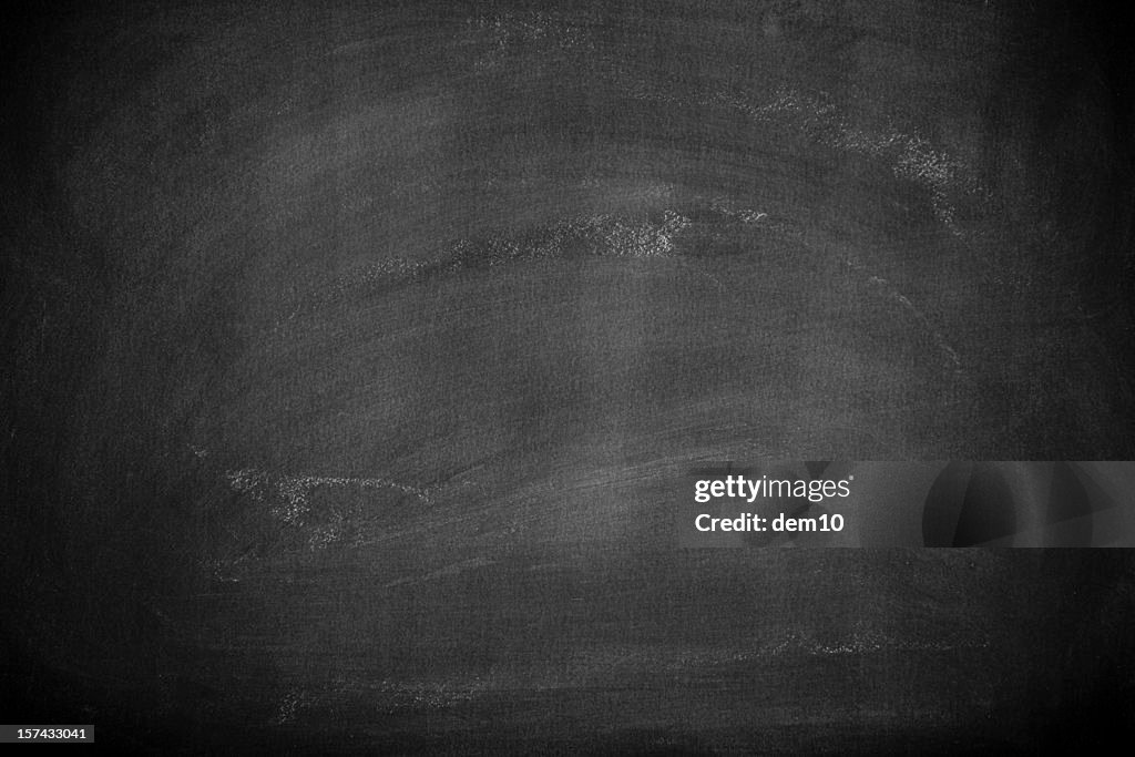 Blank chalkboard background.
