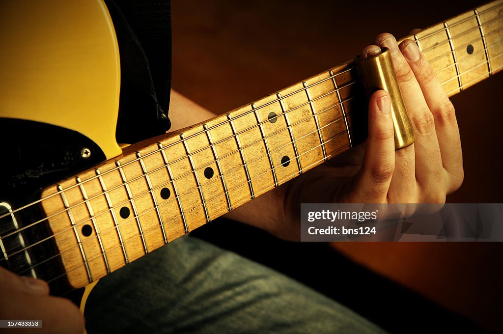 Slide Guitar Player