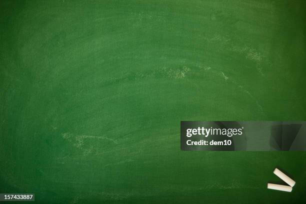 blank chalkboard - green chalkboard stock pictures, royalty-free photos & images