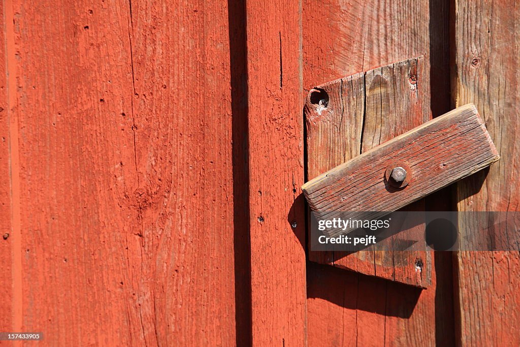 Simple wooden lock