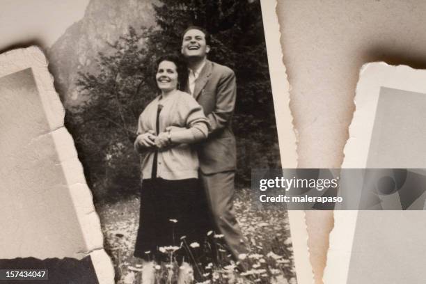 happy couple - retro couple stock pictures, royalty-free photos & images