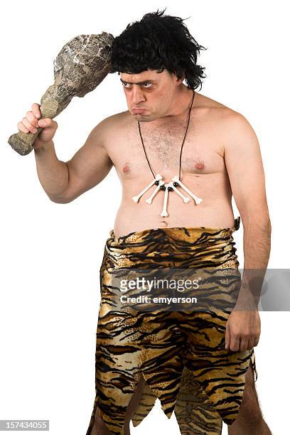 caveman thinking - stone age stock pictures, royalty-free photos & images