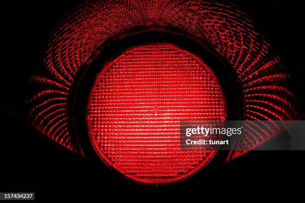 rote light - rote ampel stock-fotos und bilder