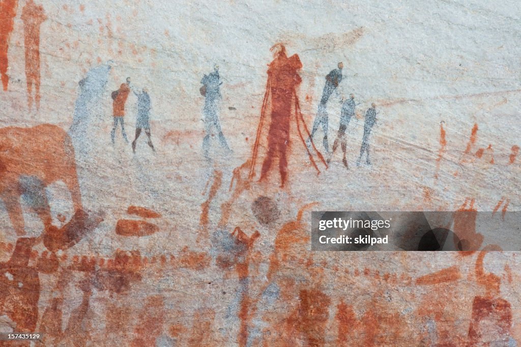 Bushmen rock art