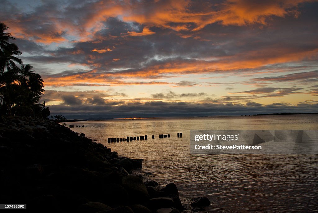 Fijian sunset