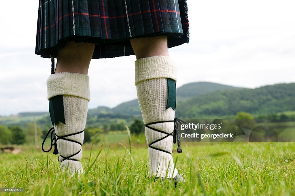 Scottish Kilt and Stockings
