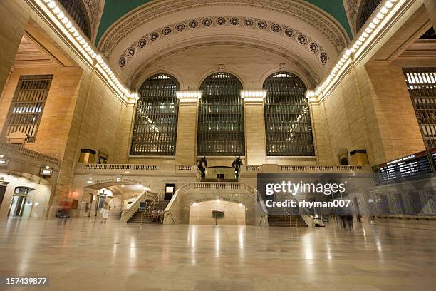 grand central station - grand central station manhattan stockfoto's en -beelden