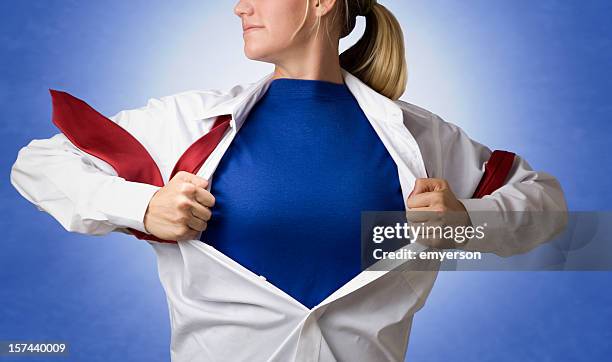 supergirl - vollständig aufgeknöpft stock-fotos und bilder