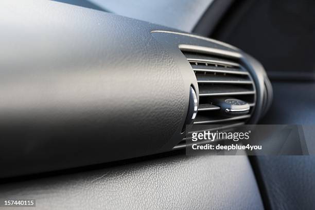 fan in a car - air conditioner car stock pictures, royalty-free photos & images