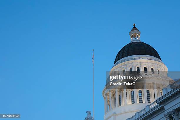 california state capitol dome - federal state stock pictures, royalty-free photos & images