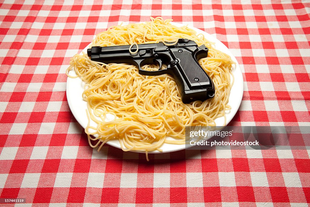 Spaghetti And Gun High-Res Stock Photo - Getty Images