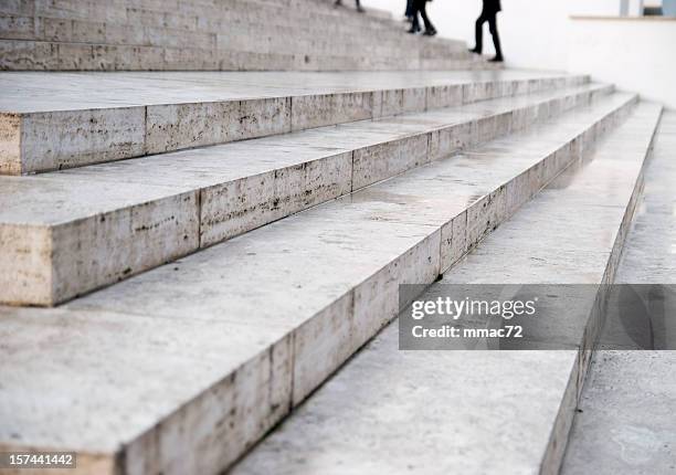 marble stairs perspective - steps and staircases bildbanksfoton och bilder