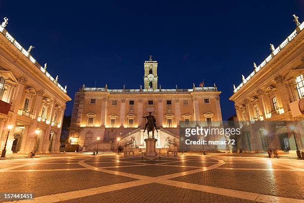 the capitoline hill - capitol rome stock pictures, royalty-free photos & images
