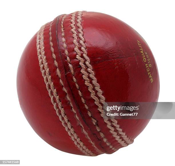 new cricket ball - cricket ball stock pictures, royalty-free photos & images