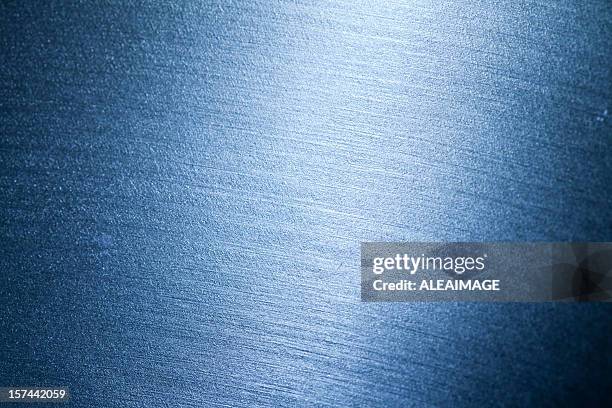 textura de metal azul - titânio imagens e fotografias de stock