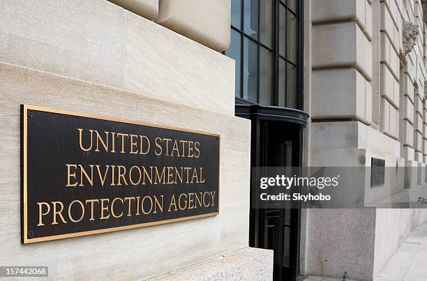 epa offices, washington dc - mileubeschermingorganisatie stockfoto's en -beelden