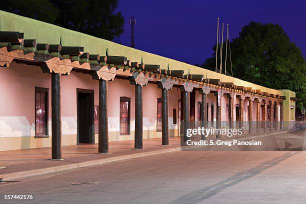 palace of the governors - santa fe stockfoto's en -beelden