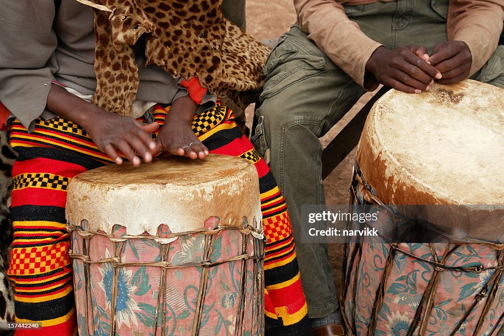 Two African Drummers