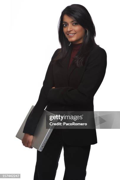 indian businesswoman - business woman in red suit jacket stock pictures, royalty-free photos & images