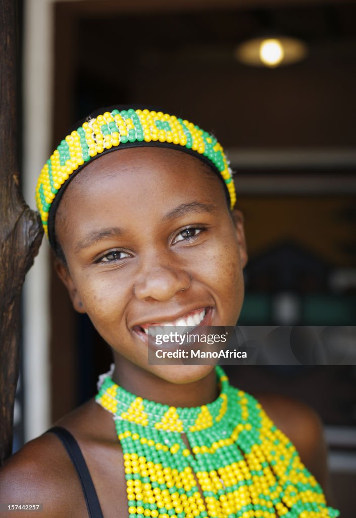 Pédicure portrait de l'Afrique du Sud