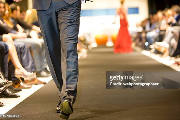 on the catwalk - fashion show stock pictures, royalty-free photos & images