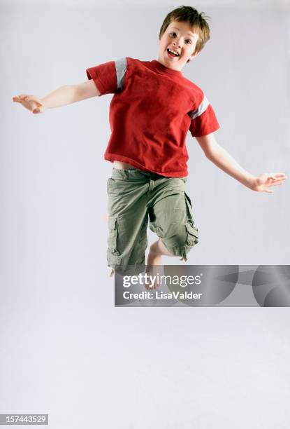 walking on air - kid skipping stock pictures, royalty-free photos & images