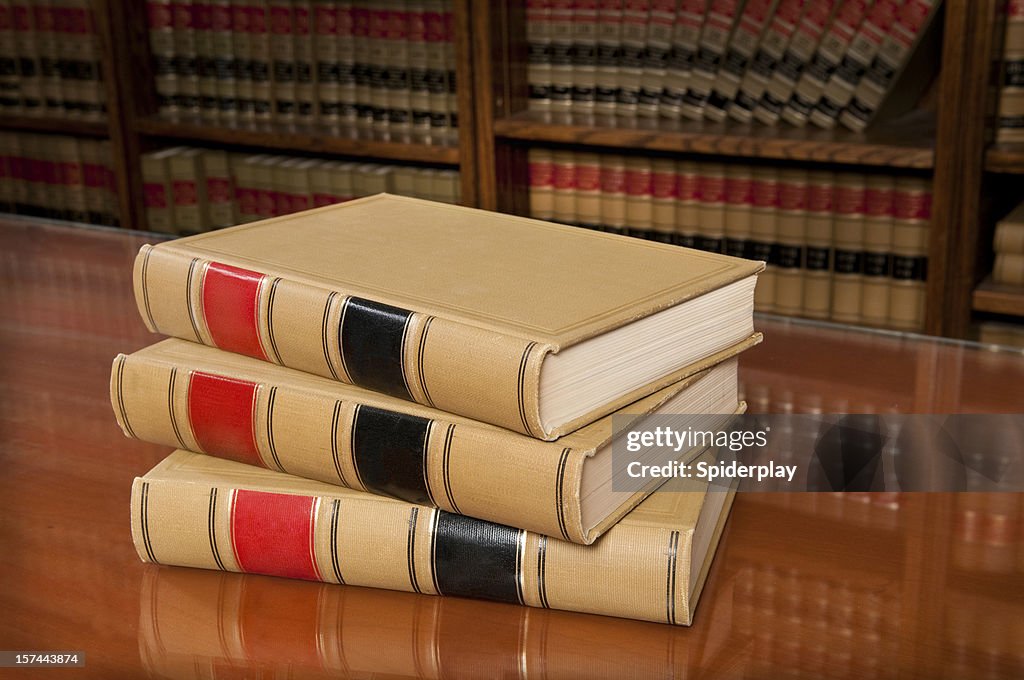 Blank Law Books