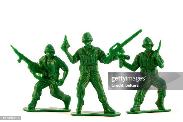 soldados de brinquedo - army soldier toy - fotografias e filmes do acervo