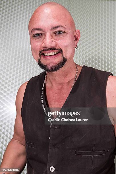 Vocalist Geoff Tate poses onboard Shiprocked! cruise on November 30, 2012 in Fort Lauderdale, Florida.