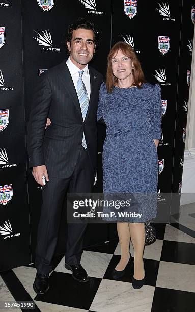 Dario Franchitti and Lady Helen Stewart attend the British Racing Drivers Club awards at Grand Connaught Rooms on December 3, 2012 in London, England.