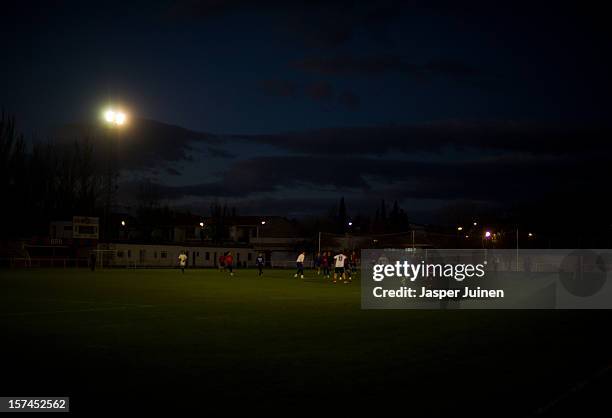 Youth plays a game of football on November 29, 2012 in Villacanas, Spain. During the boom years, where in its peak Spain built some 800,000 houses a...