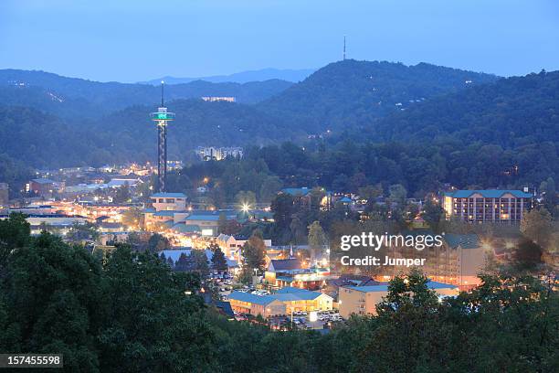 gatlinburg, tennessee - tennessee hills stock pictures, royalty-free photos & images