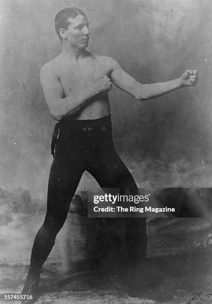 Portrait of Nonpareil Jack Dempsey 1862-1895.
