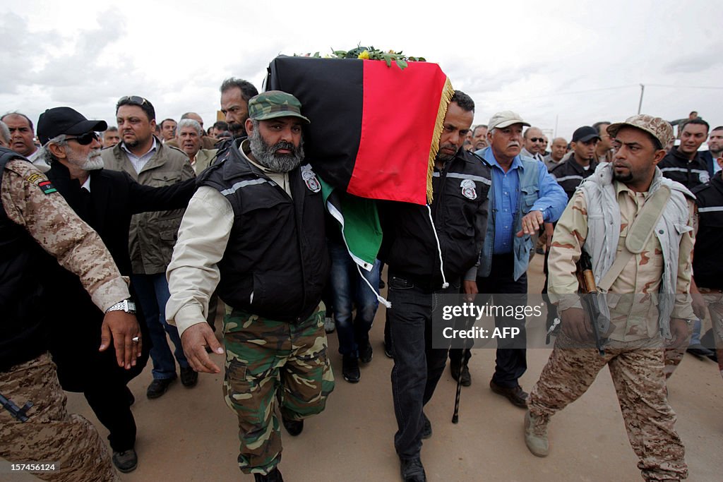 LIBYA-POLITICS-DISSIDENT-KIKHIA-FUNERAL