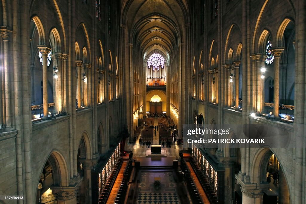 FRANCE-RELIGION-NOTRE-DAME-CATHEDRAL-FEATURE