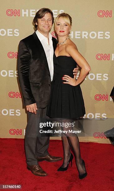 Actors Grant Show and Katherine LaNasa attend the CNN Heroes: An All Star Tribute at The Shrine Auditorium on December 2, 2012 in Los Angeles,...