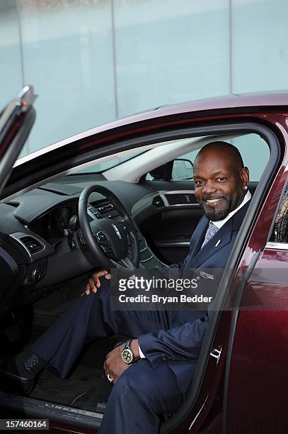 Emmitt Smith attends as Ford Unveils New Brand Direction For Lincoln At New York Press Event on December 3, 2012 in New York City.