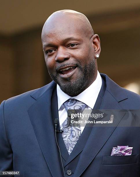 Lincoln Motor Company Ambassador Emmitt Smith attends Ford Lincoln Unveils New Brand Direction Lincoln With Emmitt Smith at Lincoln Center on...